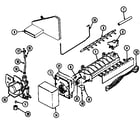 Maytag RTC1700DAM optional ice maker kit (rae3100aax) diagram