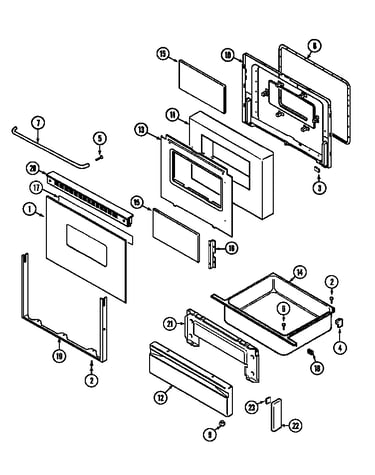 Door/drawer (serial prefix 16)