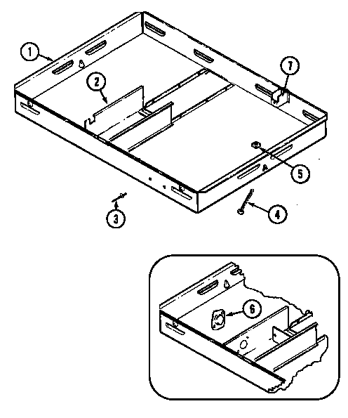 Burner box assy.