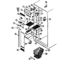 Maytag RSD2000DAM freezer compartment diagram