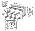 Maytag GT23X83A freezer door diagram