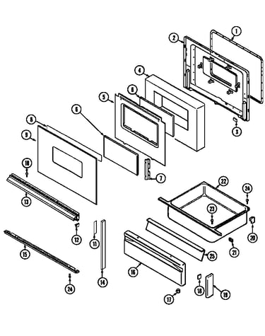 Door/drawer (ser. pre. 30)