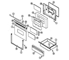 Maytag CRE8700CDE door/drawer (cde series 12) (cre8700cde) diagram