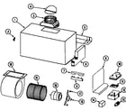 Maytag H363RB body/internal parts diagram