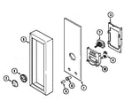 Magic Chef 7458XVW control panel (upper) diagram