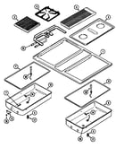 Top assembly (cvg4280b) (cvg4280s) (cvg4280w)