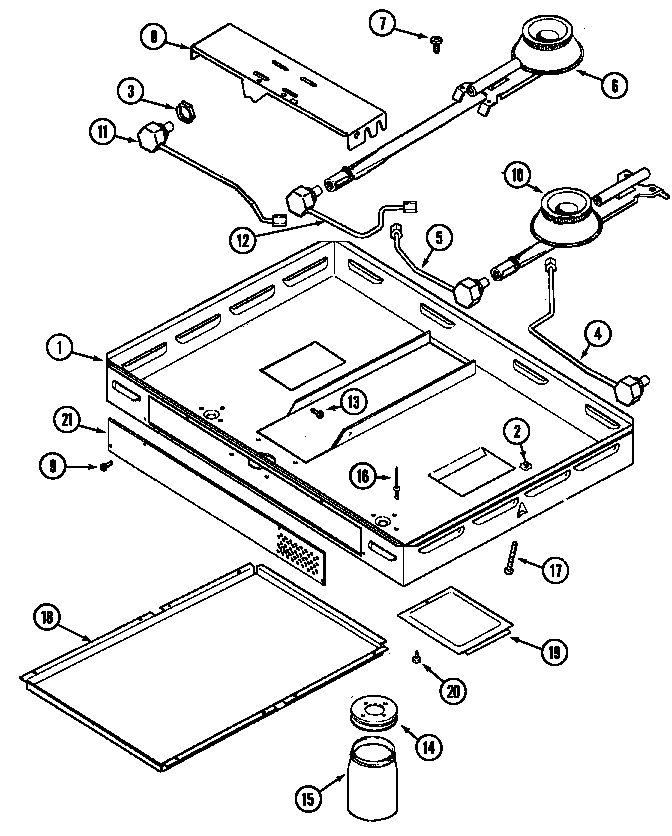 Body (cvg4280b) (cvg4280s) (cvg4280w)