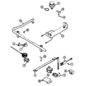 Admiral CRGA500AAL gas controls diagram