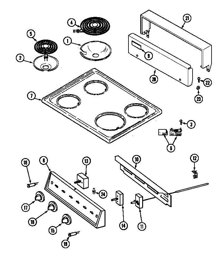 Top assembly