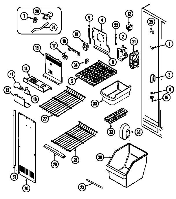 Freezer compartment