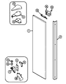 Freezer outer door