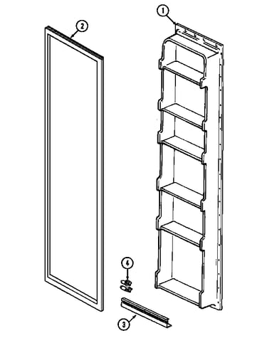 Freezer inner door