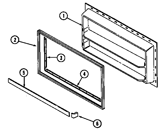 Freezer inner door