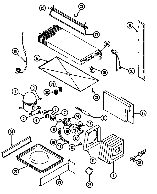 Unit compartment & system
