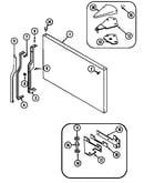 Freezer outer door