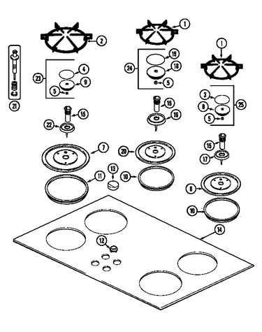 Top assembly