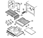 Magic Chef RB1920TM freezer compartment diagram