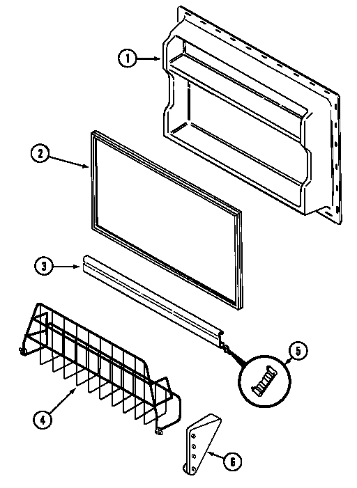 Freezer inner door