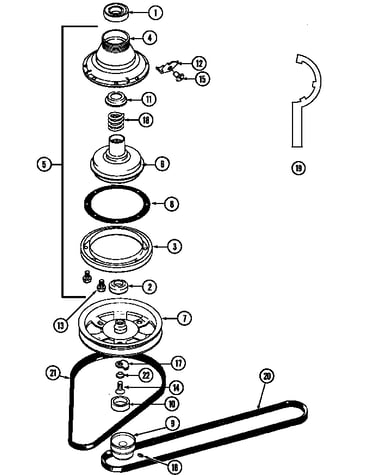 Clutch, brake & belts