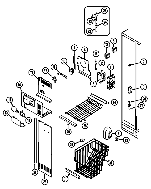 Freezer compartment