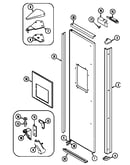 Freezer outer door