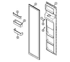 Jenn-Air JRSDE249TW freezer inner door diagram