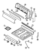 Top assembly/control panel