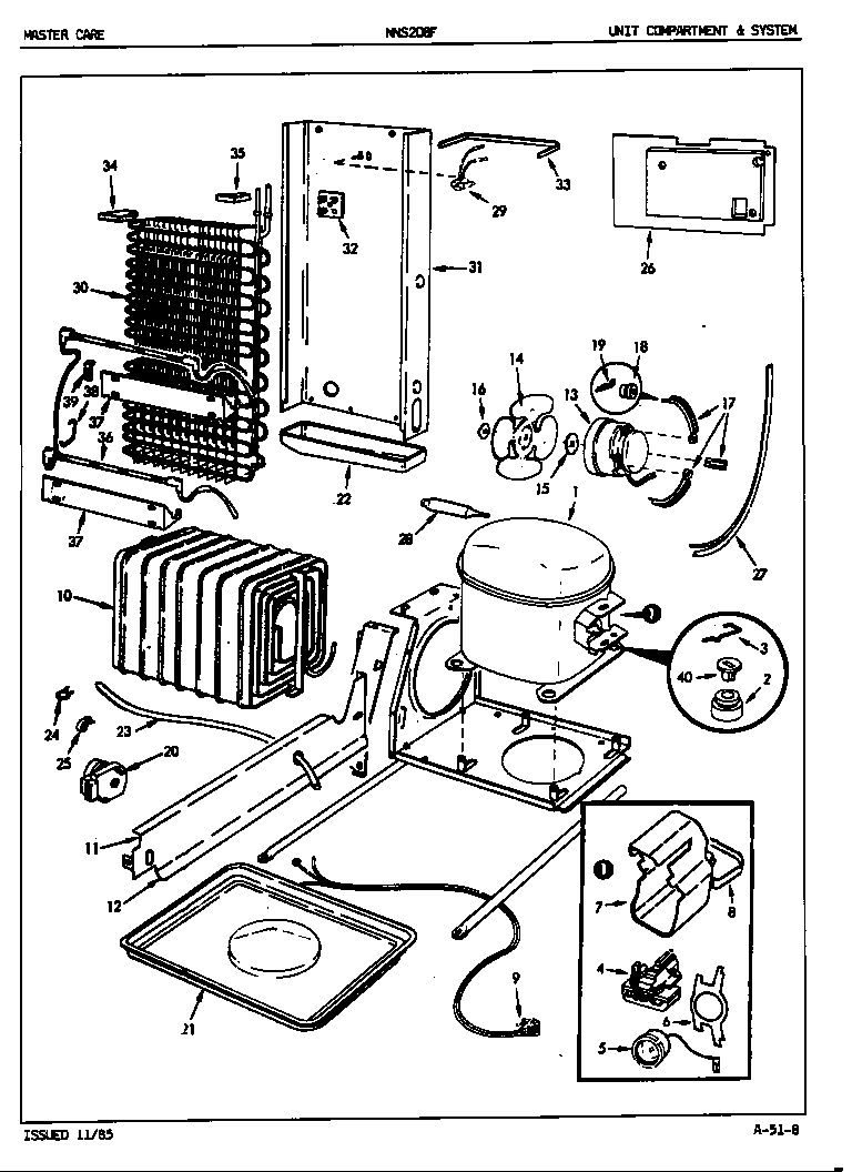 Unit compartment & system