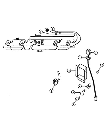 Oven light & wiring