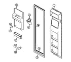 Maytag GS20B4D3EA freezer inner door (gs20b4d3ev) diagram