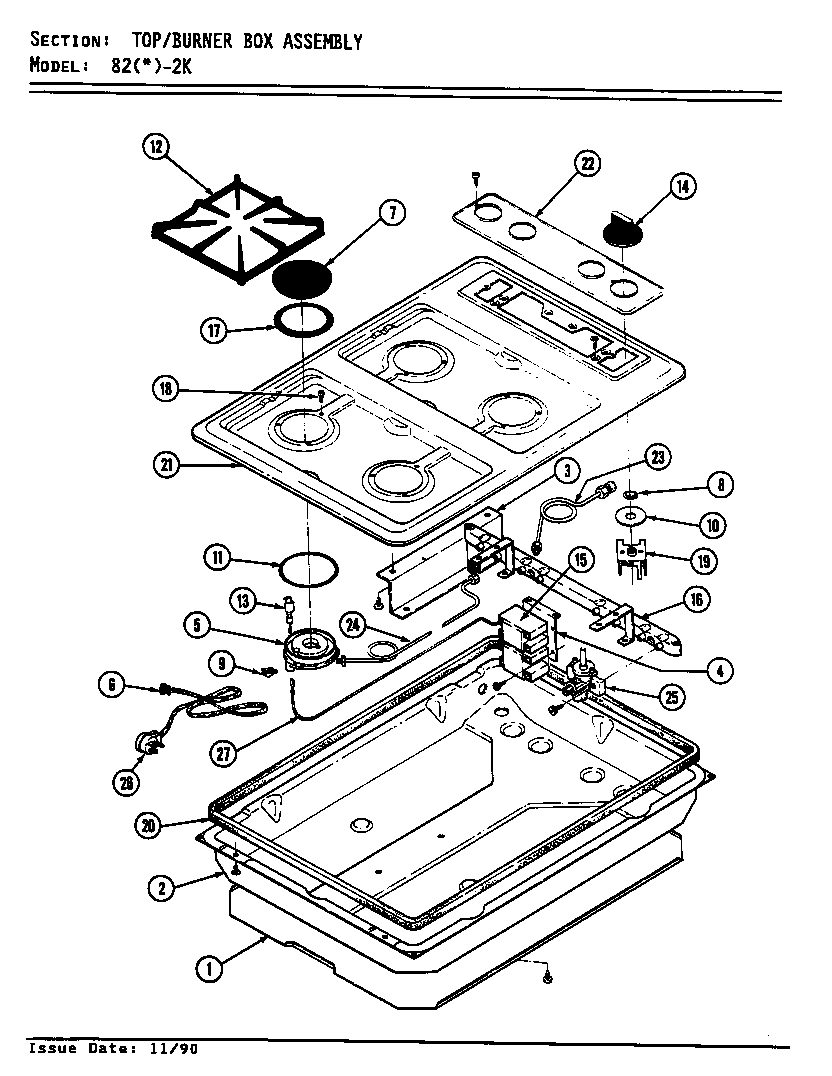 Top assembly