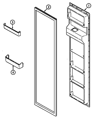 Freezer inner door