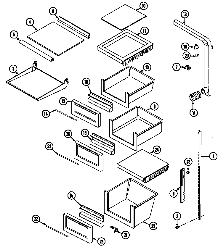Shelves & accessories