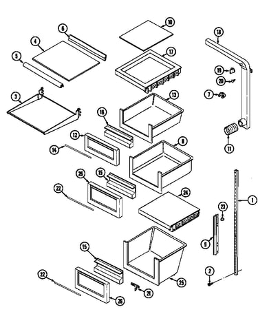 Shelves & accessories