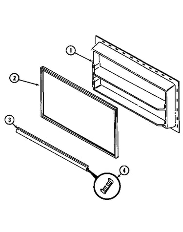 Freezer inner door