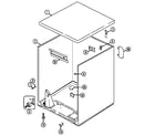 Crosley CDE22B6V cabinet diagram