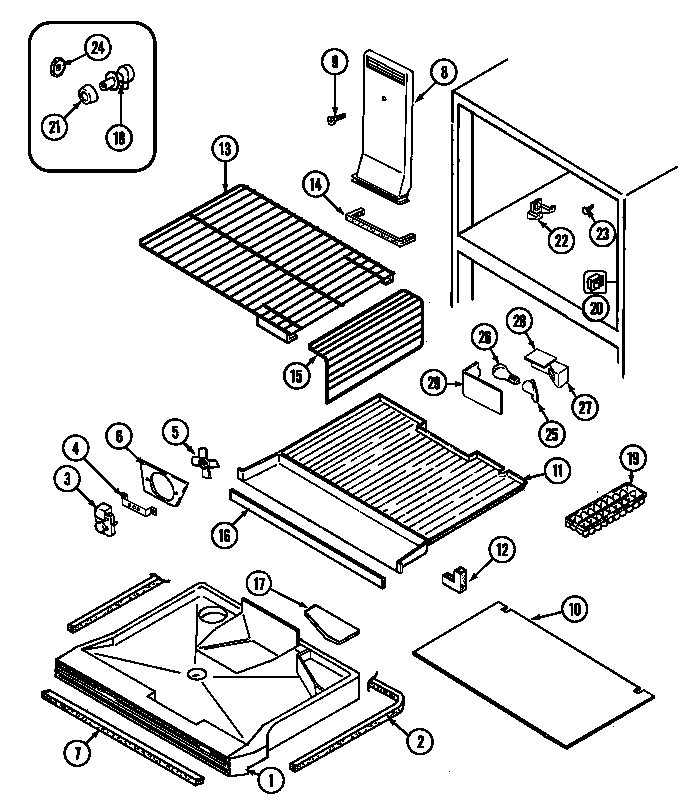 Freezer compartment