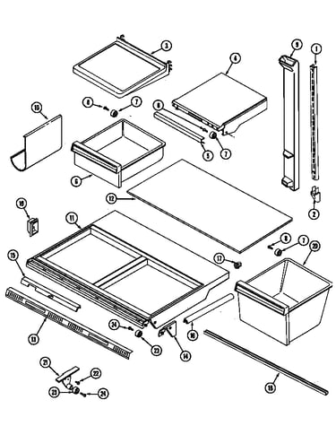 Shelves & accessories