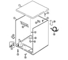 Crosley CDE22B6VC cabinet diagram