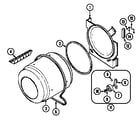 Crosley CDE22B6VC tumbler diagram