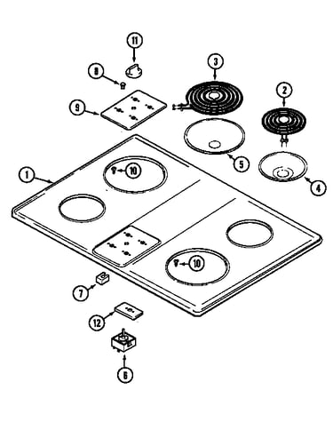 Main top assembly