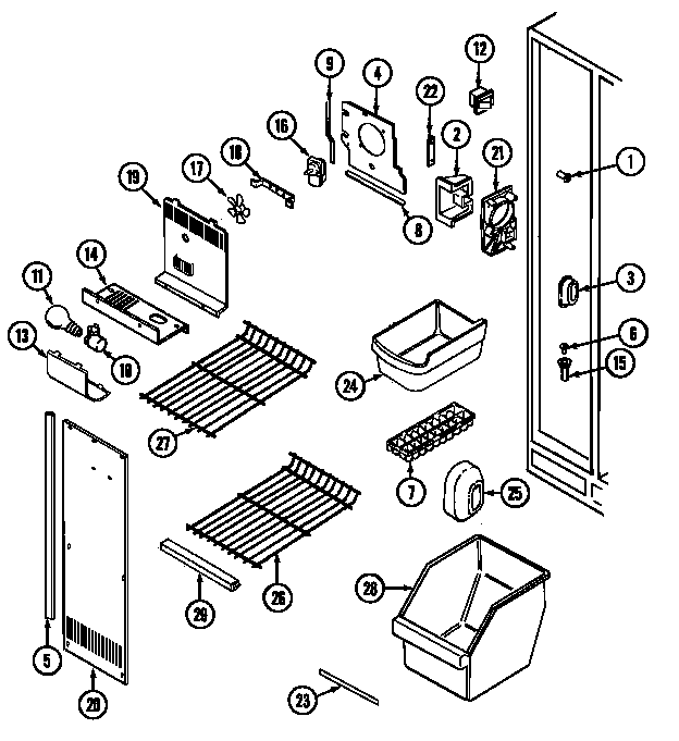 Freezer compartment