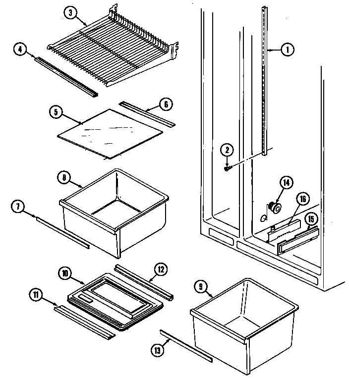 Shelves & accessories