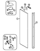 Freezer outer door