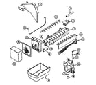 Maytag GT17X8FA optional ice maker kit diagram