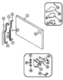 Freezer outer door