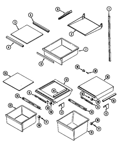 Shelves & accessories