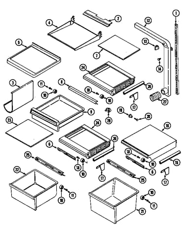 Shelves & accessories