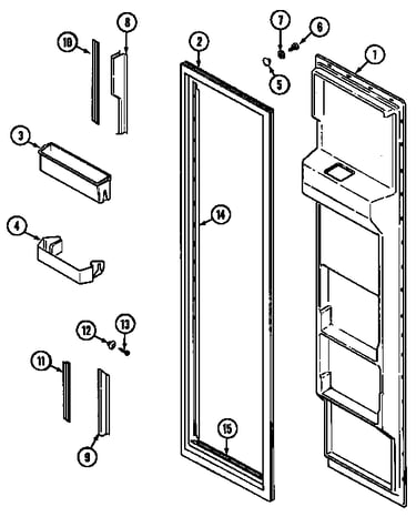 Freezer inner door