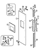 Freezer outer door
